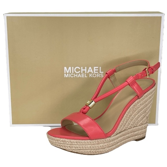 Michael Kors Annie Espadrille Wedge Womens Sandals Size 10M - Picture 12 of 13